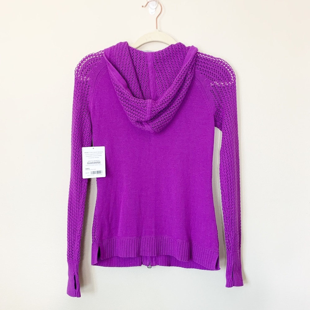 Athleta Sunscape Zip-Up Sweater | Size XXS | NWT | Cozy Athletic Half Zip - Picture 6 of 8
